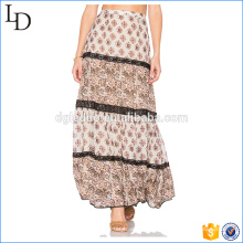 100% silk comfortable latest long skirt design for muslim women